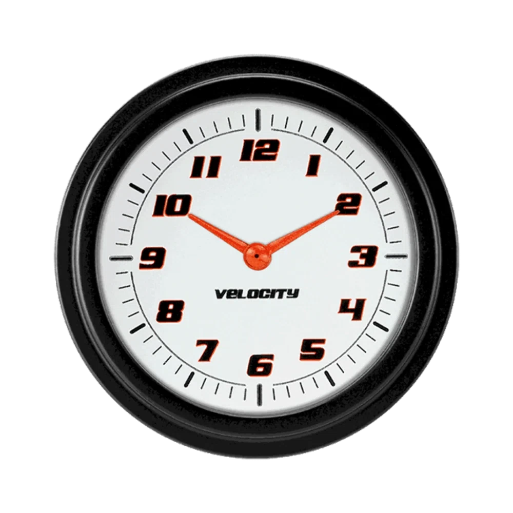 Velocity White 2 5_8_ Clock VS92WBLF